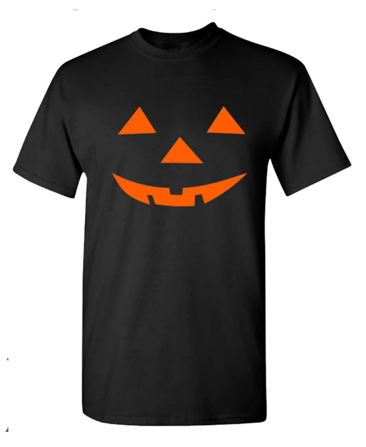 Funny T-Shirts design "Triangle Pumpkin Emoticon"
