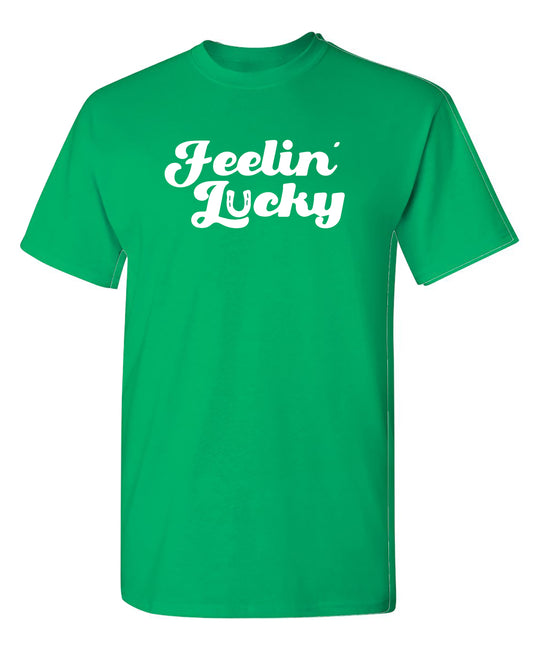 Funny T-Shirts design "LUCKY"