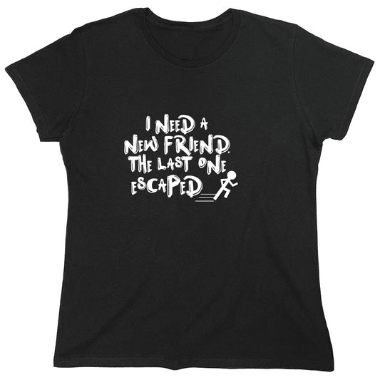 Funny T-Shirts design "PS_0003_NEW_FRIEND"