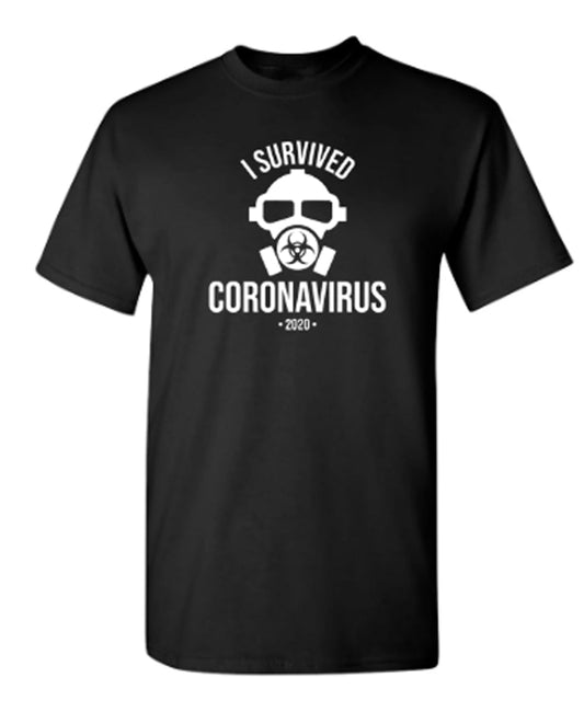 Funny T-Shirts design "I Survived The Coronavirus 2020"