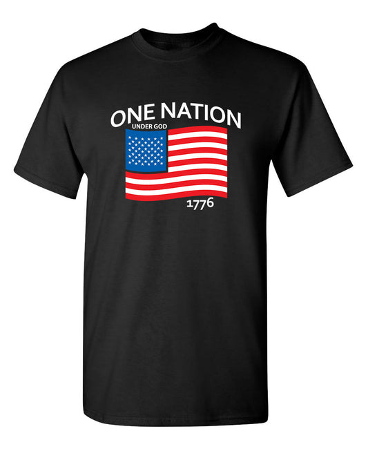Funny T-Shirts design "One Nation Under God."