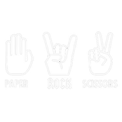 Funny T-Shirts design "Paper Rock Scissors Sign Language"