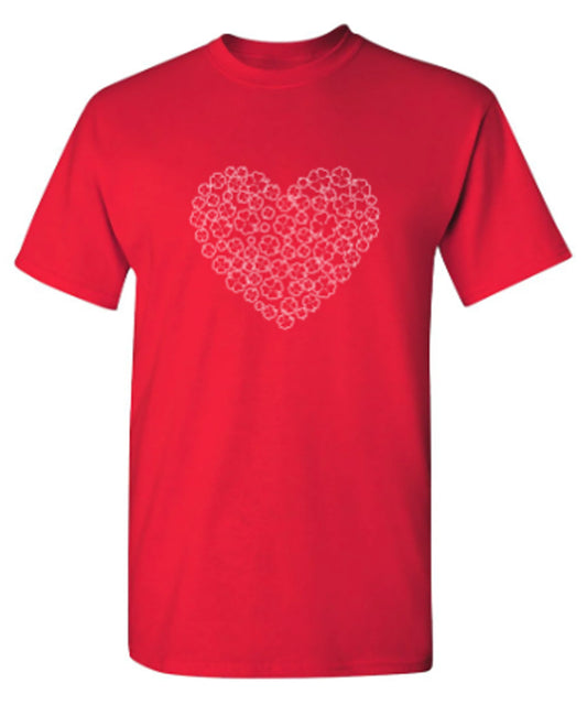 Funny T-Shirts design "HEART CLOVERS"