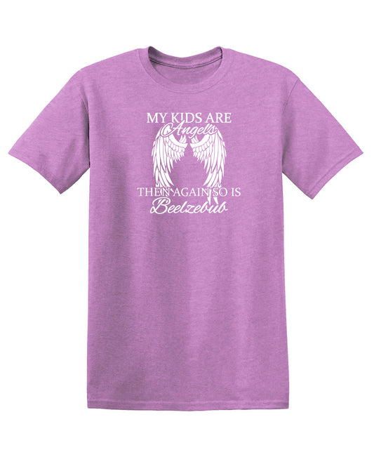 Funny T-Shirts design "My Kids Are Angels"