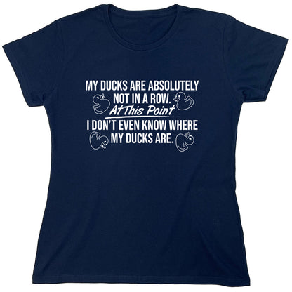 Funny T-Shirts design "PS_0632_DUCKS_ROW"