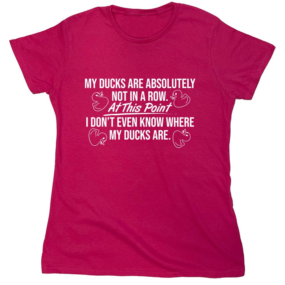 Funny T-Shirts design "PS_0632_DUCKS_ROW"