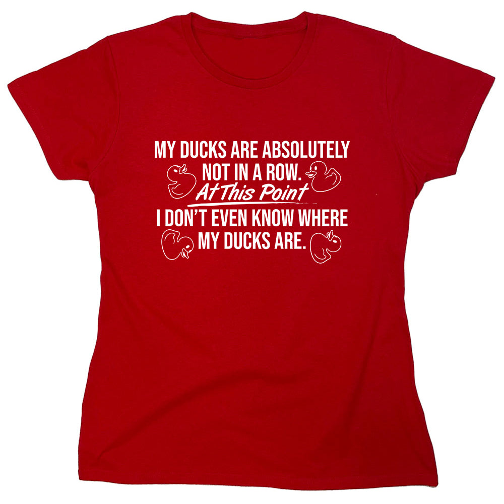 Funny T-Shirts design "PS_0632_DUCKS_ROW"