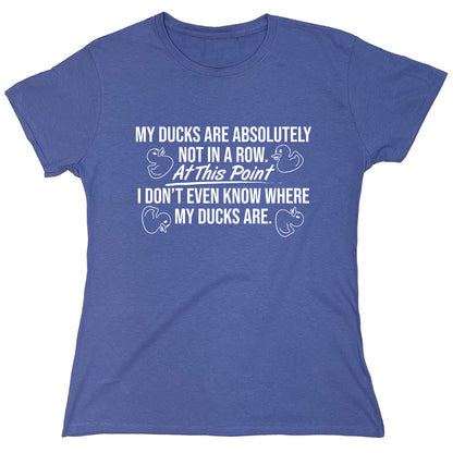 Funny T-Shirts design "PS_0632_DUCKS_ROW"