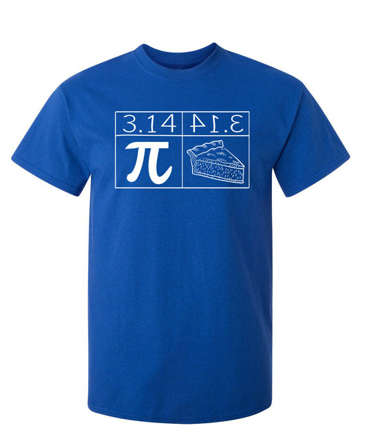 Funny T-Shirts design "Pi = Pie"