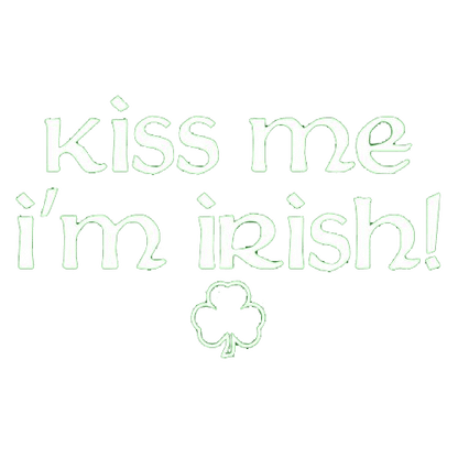 Funny T-Shirts design "Kiss Me I'm Irish"