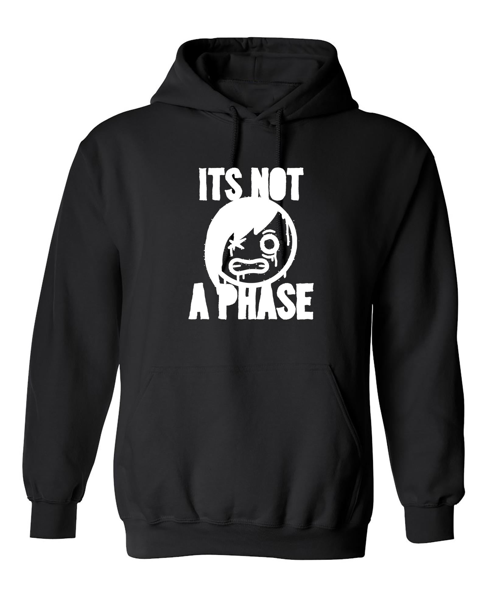 Funny T-Shirts design "Smile Emo, Its Not a Phase Tee"