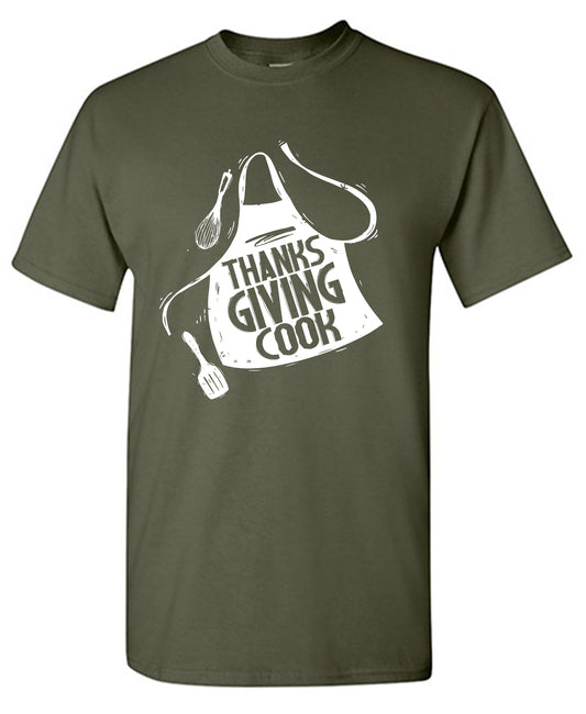 Funny T-Shirts design "Thanksgiving Cook"
