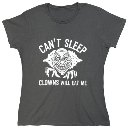 Funny T-Shirts design "Can't Sleep Clowns Will Eat Me"