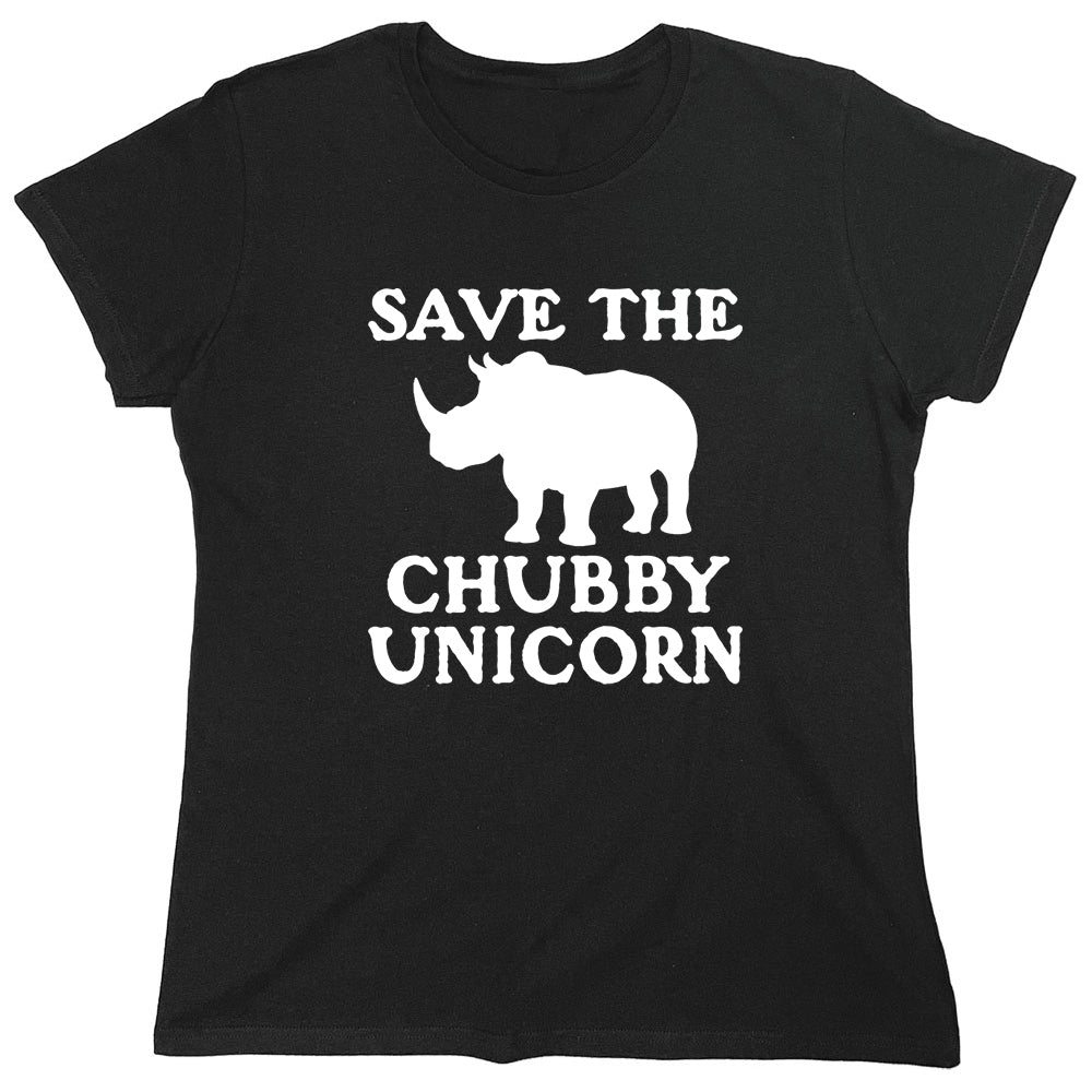 Funny T-Shirts design "Save The Chubby Unicorn"