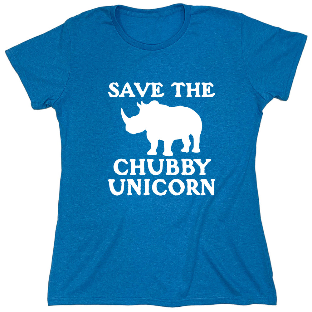 Funny T-Shirts design "Save The Chubby Unicorn"