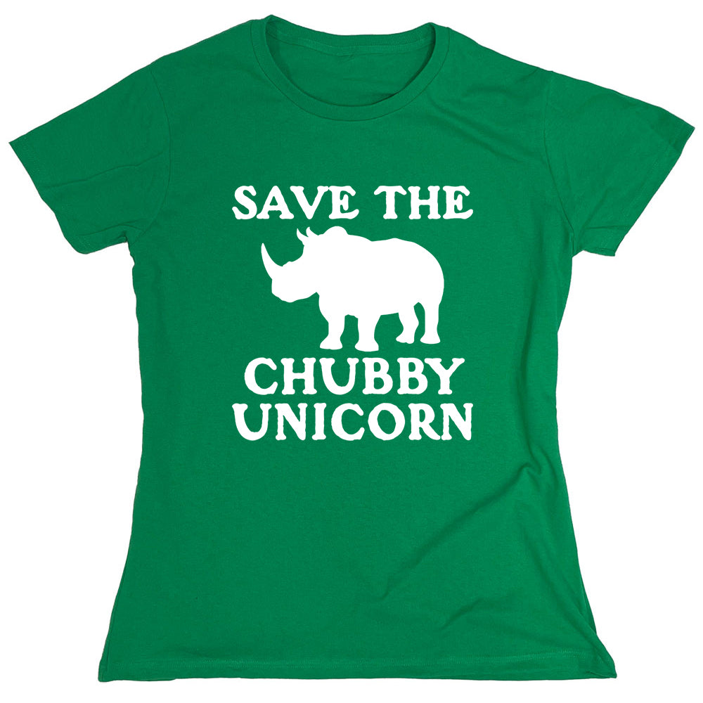 Funny T-Shirts design "Save The Chubby Unicorn"