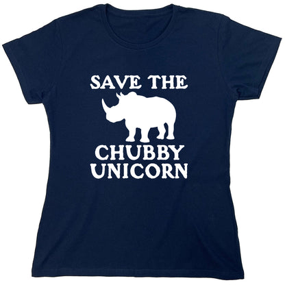 Funny T-Shirts design "Save The Chubby Unicorn"