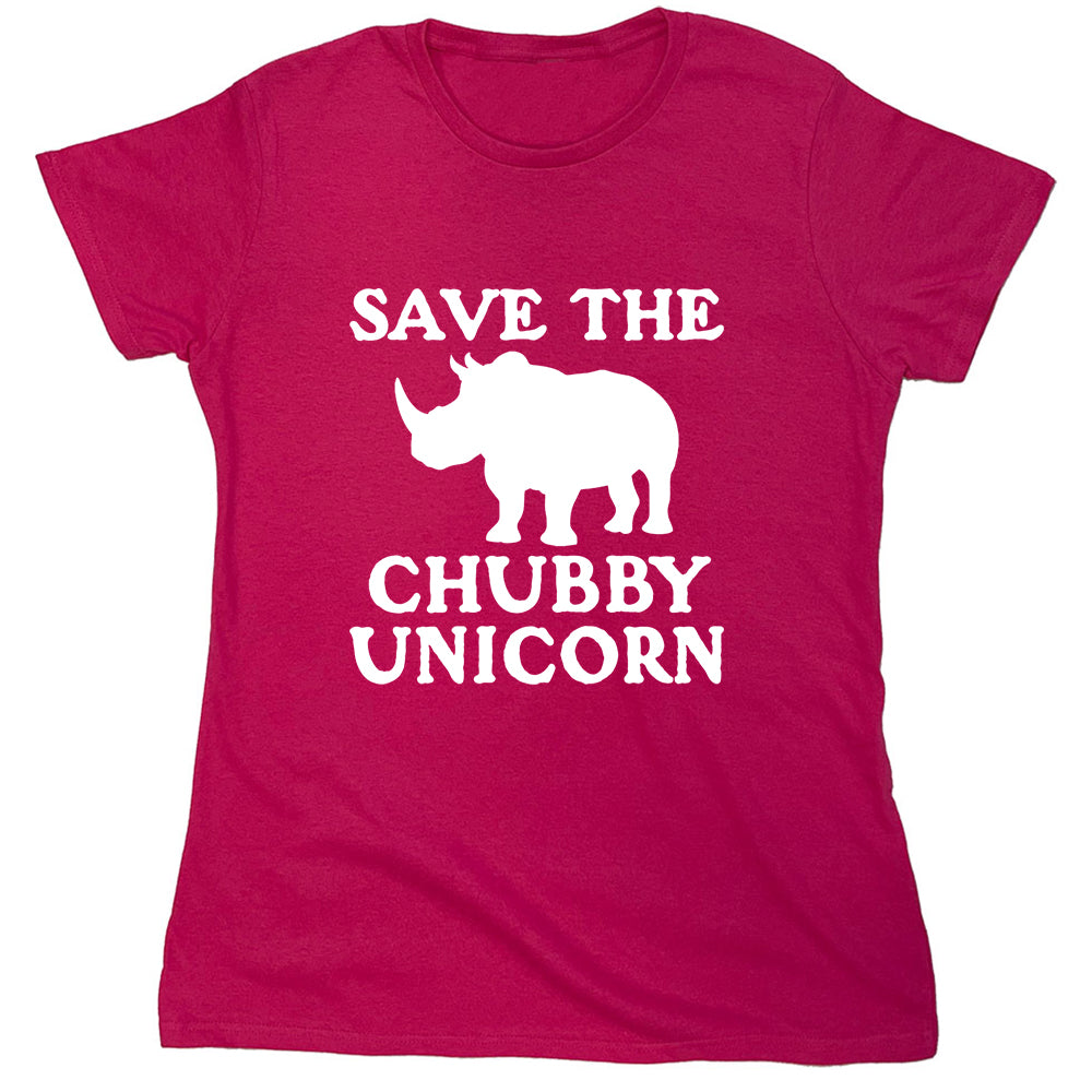 Funny T-Shirts design "Save The Chubby Unicorn"