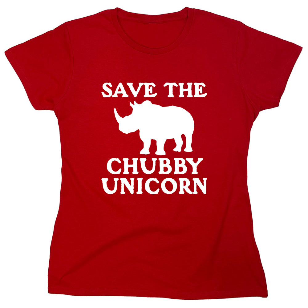 Funny T-Shirts design "Save The Chubby Unicorn"