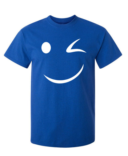 Funny T-Shirts design "Wink Smile"