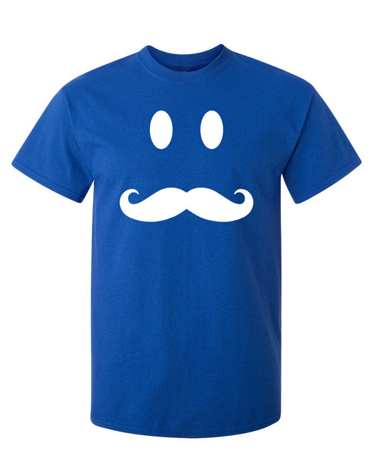 Funny T-Shirts design "Moustache Smile"