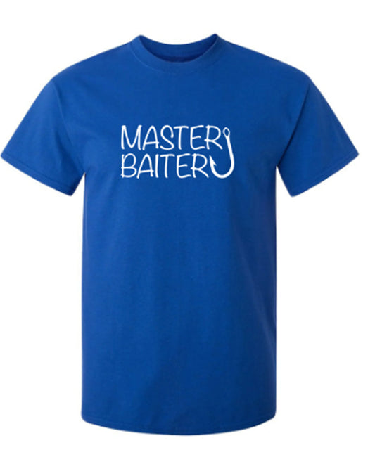 Funny T-Shirts design "Master Baiter"