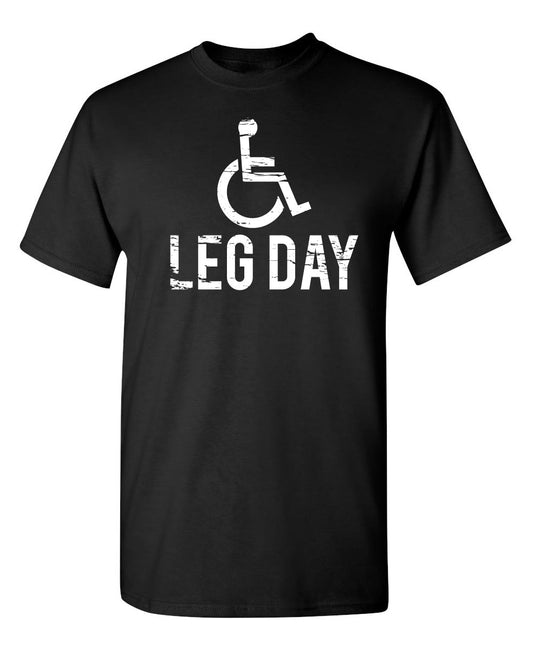 Funny T-Shirts design "Leg Day"