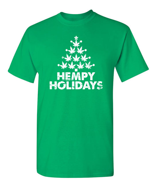 Funny T-Shirts design "Hempy Holidays"