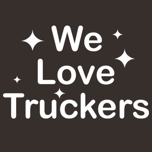 Funny T-Shirts design "Love Truckers"