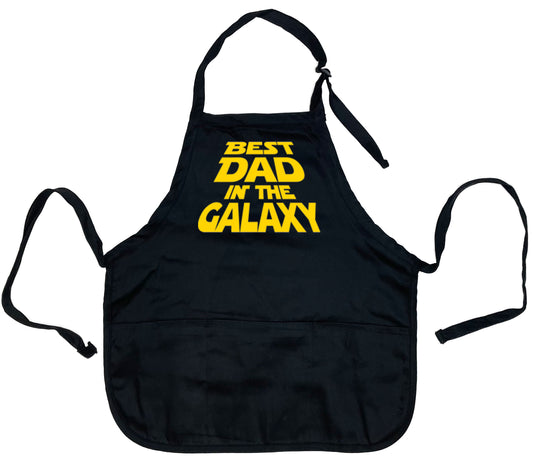 Funny T-Shirts design "Best Dad In The Galaxy Apron"